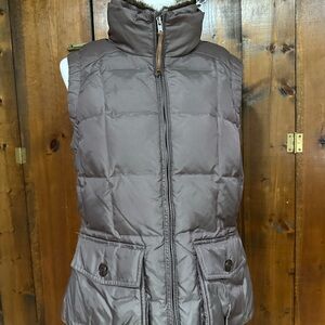 Women's Puffer Vest - Brown